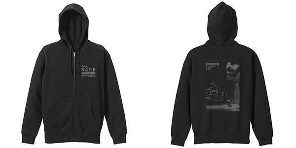 SCP財団 SCP-040-JP ねこです ジップパーカー/BLACK-L[コスパ]