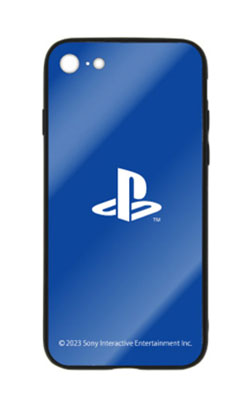 プレイステーション 強化ガラスiPhoneケース for PlayStation/7・8・SE(第2世代)共用[コスパ]