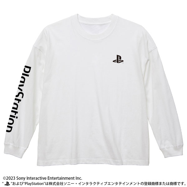 プレイステーション ビッグシルエットロングスリーブTシャツ for PlayStation/WHITE-L[コスパ]