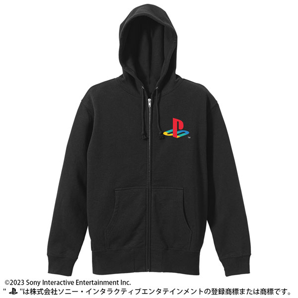 プレイステーション ジップパーカー for 初代 PlayStation/BLACK-S[コスパ]