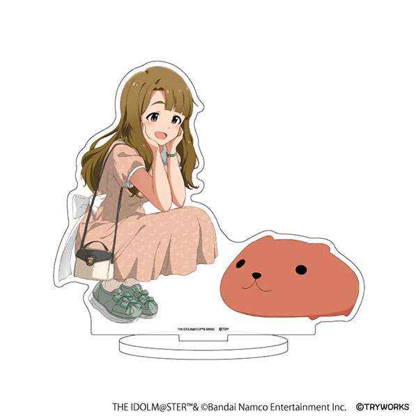 キャラアクリルフィギュア「アイドルマスター ミリオンライブ！×カピバラさん」01/宮尾美也＆カピバラさん(描き下ろし)[A3]《在庫切れ》