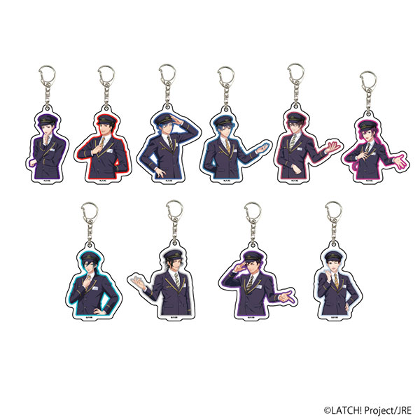 キーホルダー　【BOX】STATION IDOL LATCH! アクリルキーホルダー 06.駅員ver. vol.2(公式イラスト) アクリルキーホルダー「STATION IDOL LATCH！」06/駅員ver. vol
