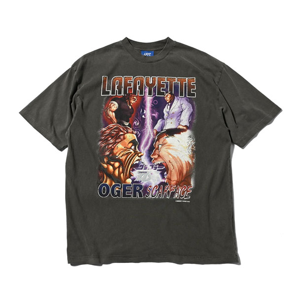 LFYT×グラップラー刃牙 VS TEE ヴィンテージ ブラック S[LFYT]《在庫切れ》