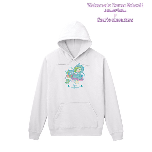 魔入りました！入間くん×サンリオキャラクターズ ウァラク・クララ × ハンギョドン パーカー レディース XXL[アルマビアンカ]《在庫切れ》