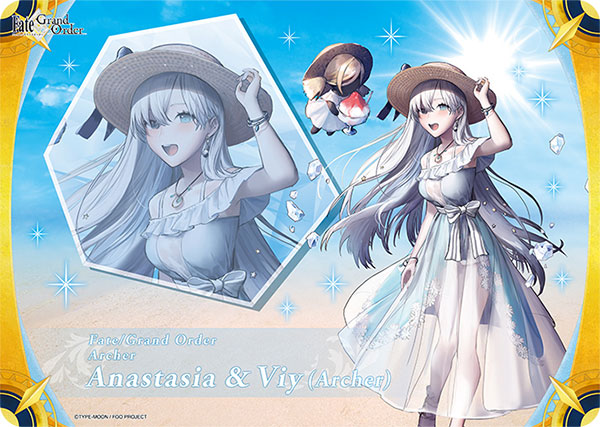FGO アナスタシア　プレイマット　リン　ユウ　コミケ キャラクター万能ラバーマット Fate/Grand Order「アーチャー