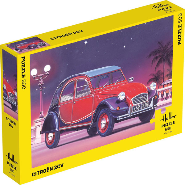 ボックスアートジグソーパズル シトロエン 2CV (500ピース)[エレール]《在庫切れ》