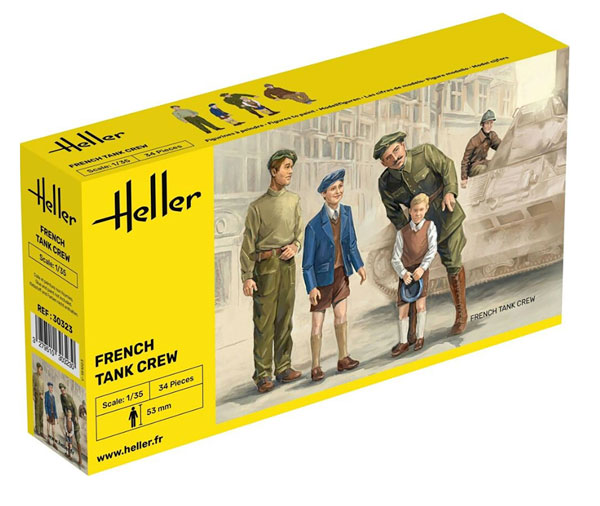 1/35 WW.II フランス軍 子供と話す戦車兵 フィギュアセット プラモデル