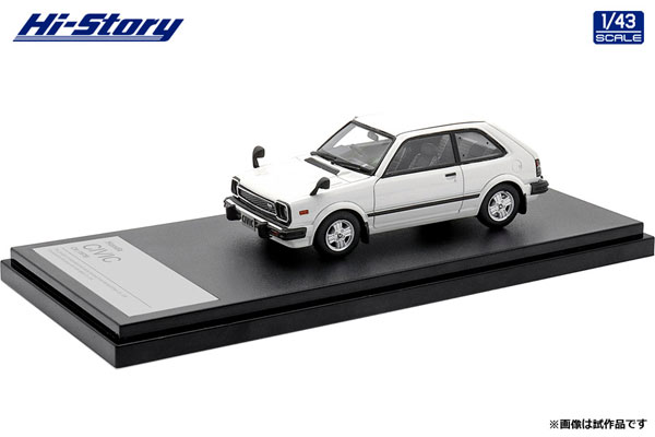 1/43 Honda CIVIC CX (1979) ホワイト[ハイストーリー]《在庫切れ》