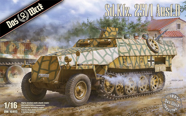 1/16 Sd.Kfz.251/1 Ausf.D 装甲兵員輸送車型 プラモデル[ダス