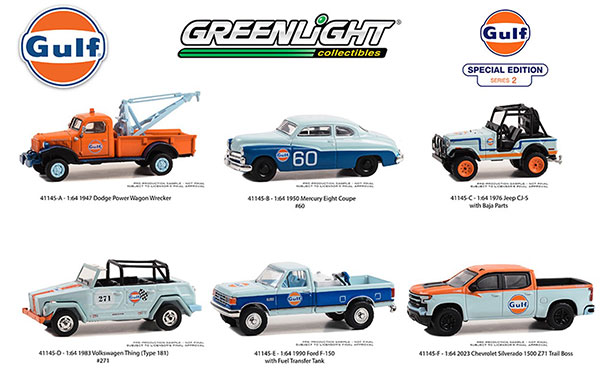 1/64 Gulf Oil Special Edition Series 2 6種セット[グリーン