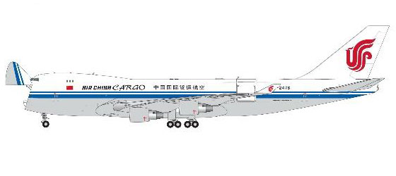 1/400 GeminiJets 747-400F(SCD) 中国国際貨運航空 B-2476 開閉選択式[ジェミニ]
