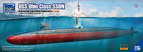 1/700 米・オハイオ級原子力潜水艦2隻セット(RL27004) プラモデル