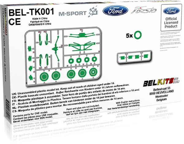 1/24 フォード フィエスタ S2000/WRCキット (BEL002/003)用 グラベル仕様 コンバージョンキット[Belkits]