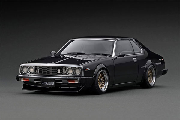 1/18 Nissan Skyline 2000 GT-ES (C210) Black[イグニッションモデル]