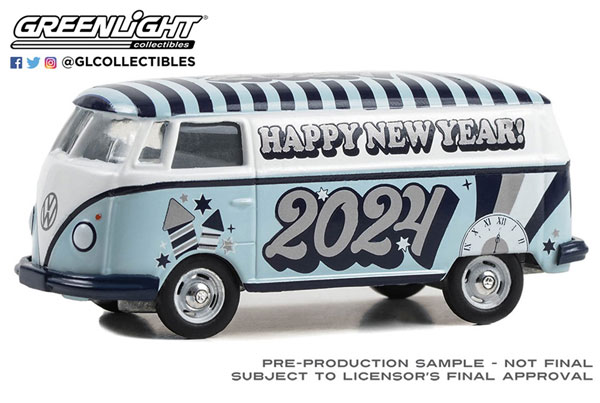 1/64 Volkswagen Type 2 Panel Van - New Year 2024[グリーンライト]《発売済・在庫品》