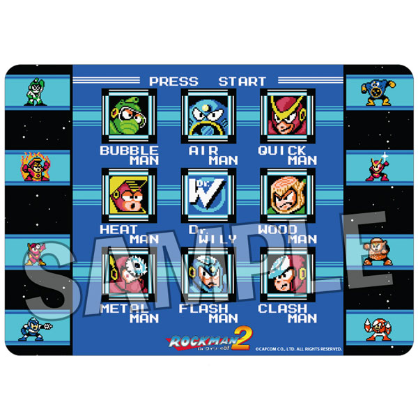 ロックマン2 Dr.ワイリーの謎 イラストプレイマットNT セレクト