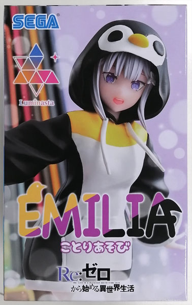 【中古】Re：ゼロから始める異世界生活 Luminasta “エミリア”-ことりあそび- (プライズ)[セガ]