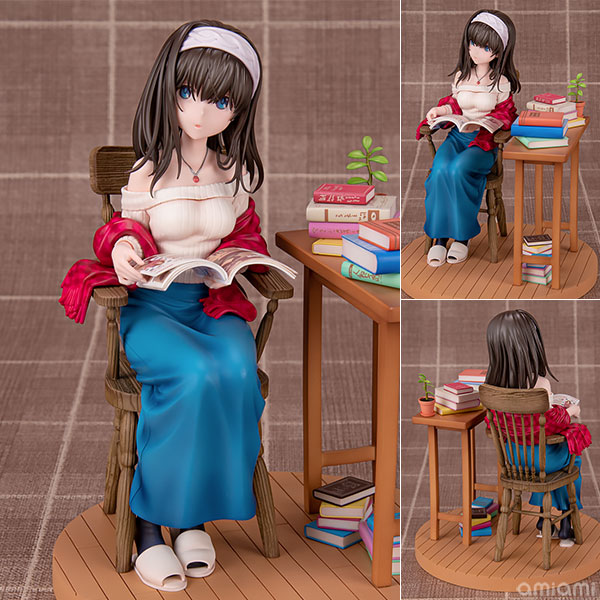 鷺沢文香-off stage- アイドルマスター シンデレラガールズ 1/8スケール PVC製 塗装済完成品フィギュア コトブキヤ(KOTOBUKIYA) の画像