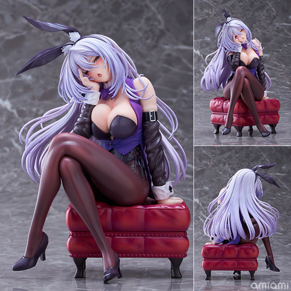 【限定販売】天笠綴 Bunny Style Illustrated by ピロ水 はにかみ彼女 1/7スケール PVC製 塗装済完成品フィギュア ピーエムオフィスエー(PLUM) の画像