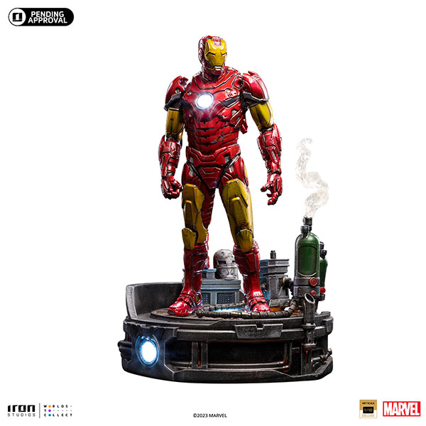 マーベル デラックス・アートスケール アイアンマン(アンリーシュド