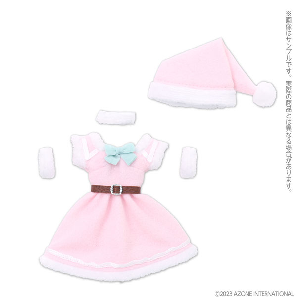 ピコニーモ用 1/12 I pray for you！ トゥインクルサンタクロースset ピンク×ホワイト (ドール用)[アゾン]《発売済・在庫品》