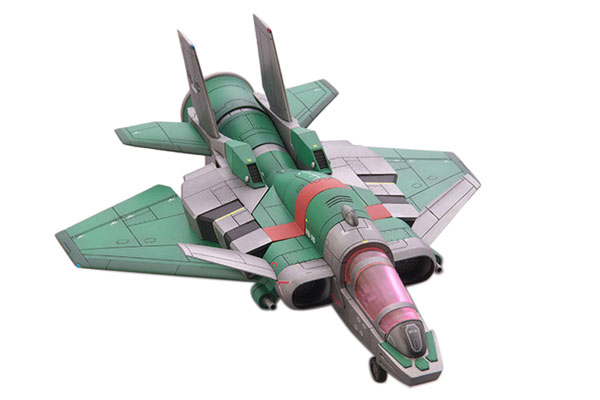 怒首領蜂 大往生 1/100 色分け済みカラーレジンキャスト製組立キット TYPE-B １Ｐカラー 再販[RCベルグ]