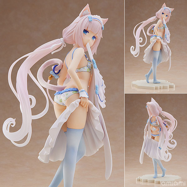 【中古】【特典】ネコぱら バニラ～Lovely Sweets Time～ 1/7 完成品フィギュア (PLUM直販限定)[プラム]