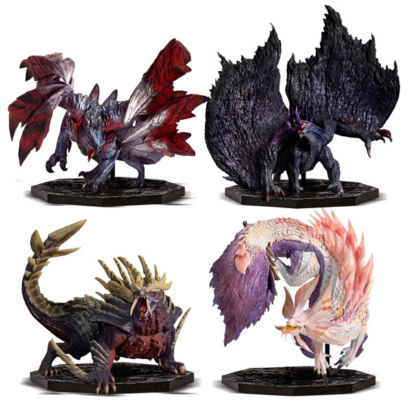 CAPCOM FIGURE BUILDER CUBE MONSTER HUNTER 4 体セットボックス(ゴア・マガラ/奇しき赫耀のバルファルク/マガイマガド/タマミツネ)《発売済・在庫品》