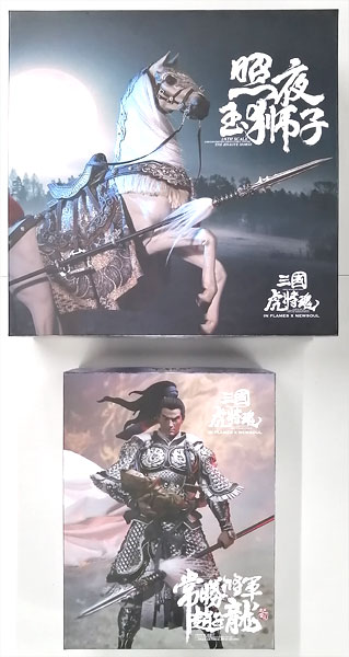 【中古】1/6 三国虎将魂 リミテッドエディション フィギュア 常勝将軍趙子龍 (趙雲)＆照夜玉獅子[INFLAMES TOYS/Newsoul Toys]