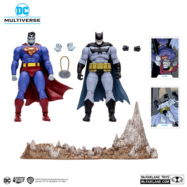 『DCコミックス』DCマルチバース 7インチ・アクションフィギュア ビザロ＆バットザロ[コミック][マクファーレントイズ]