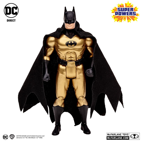 『DC』DCダイレクト 「DCスーパーパワーズ」4インチ #26 バットマン(ゴールド・エディション)[コミック][マクファーレントイズ]