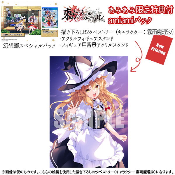 あみあみ限定版】PS4 東方スペルカーニバル 幻想郷スペシャルパック