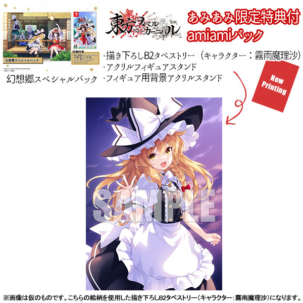 あみあみ限定版】Nintendo Switch 東方スペルカーニバル 幻想郷