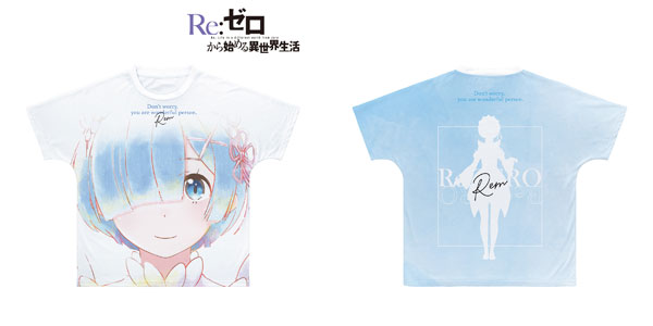 Re：ゼロから始める異世界生活 レム Ani-Art aqua label フルグラフィックTシャツ ユニセックス M[アルマビアンカ]《在庫切れ》