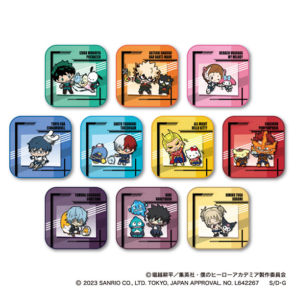 僕のヒーローアカデミア×サンリオキャラクターズ2 ミニタオル 10個入りBOX[タカラトミーアーツ]《在庫切れ》