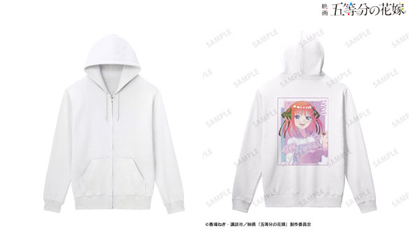 五等分の花嫁 二乃 制服エプロンver. Ani-Art clear label バックプリントジップパーカー レディース M[アルマビアンカ]《在庫切れ》