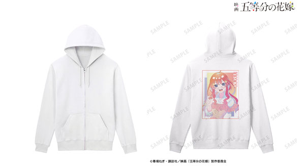 五等分の花嫁 五月 制服エプロンver. Ani-Art clear label バックプリントジップパーカー メンズ L[アルマビアンカ]《在庫切れ》