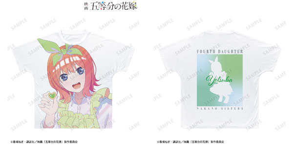 五等分の花嫁 四葉 制服エプロンver. Ani-Art clear label フルグラフィックTシャツ ユニセックス XS[アルマビアンカ]《在庫切れ》