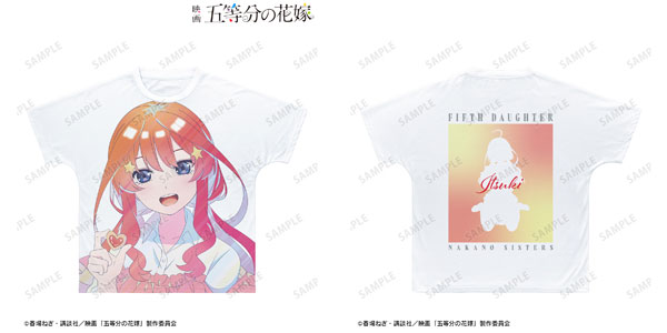 五等分の花嫁 五月 制服エプロンver. Ani-Art clear label フルグラフィックTシャツ ユニセックス L[アルマビアンカ]《在庫切れ》