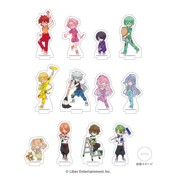 雑貨　【BOX】I★CHU PROJECT アクリルぷちスタンド 27.ペイントver.(POP Artイラスト) アクリルぷちスタンド「I☆CHU PROJECT」27/ペイントver. POP