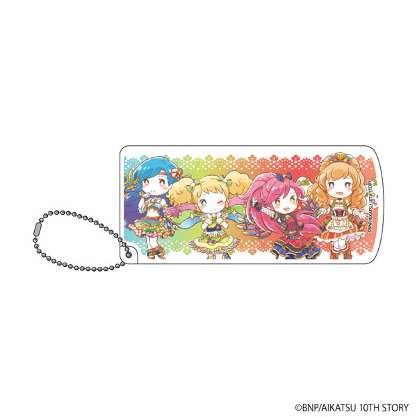 スライド式小物ケース「アイカツ！」09/セイラ＆きい＆そら＆マリア(グラフアートイラスト)[A3]《在庫切れ》