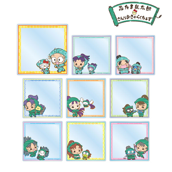 忍たま乱太郎×サンリオキャラクターズ トレーディングアクリルカード 9個入りBOX[アルマビアンカ]《在庫切れ》