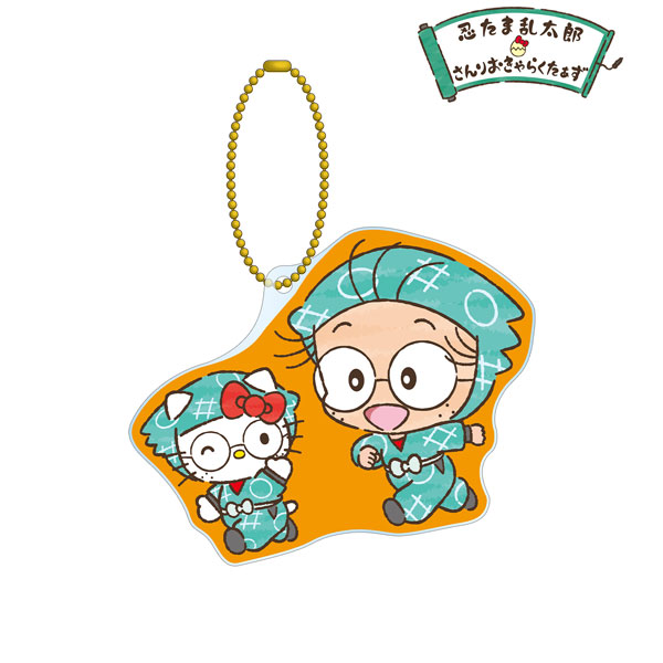 忍たま乱太郎×サンリオキャラクターズ 猪名寺乱太郎×ハローキティ BIGアクリルキーホルダー[アルマビアンカ]《在庫切れ》