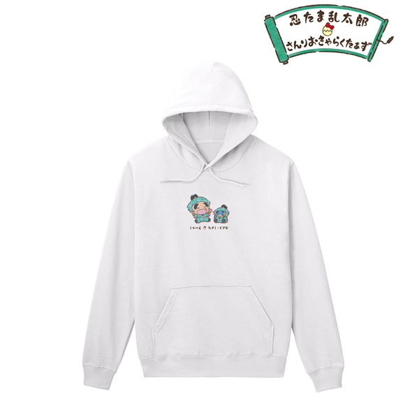 忍たま乱太郎×サンリオキャラクターズ 福富しんべヱ×タキシードサム パーカー レディース XL[アルマビアンカ]《在庫切れ》