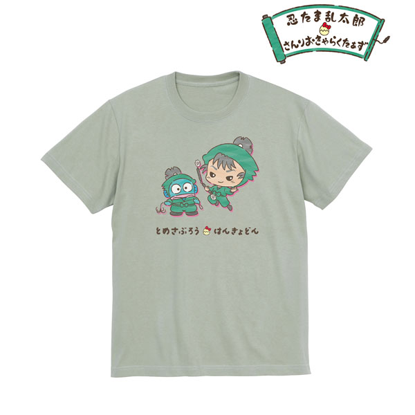 忍たま乱太郎×サンリオキャラクターズ 食満留三郎×ハンギョドン Tシャツ レディース XXXL[アルマビアンカ]《在庫切れ》