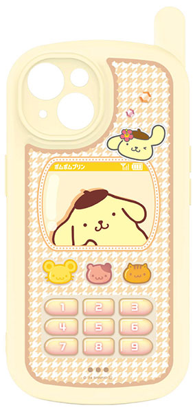 サンリオキャラクターズ iPhone 15/14 対応レトロガラケー風ケース