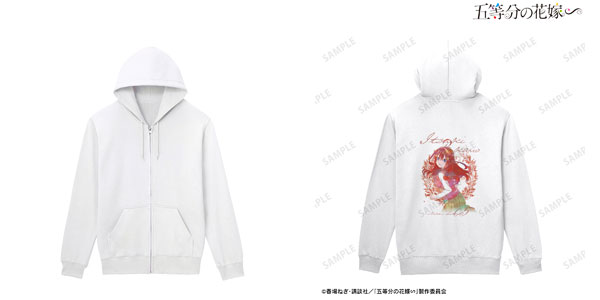 五等分の花嫁∽ 中野五月 grunge CANVAS バックプリントジップパーカー メンズ XXXL[アルマビアンカ]《在庫切れ》