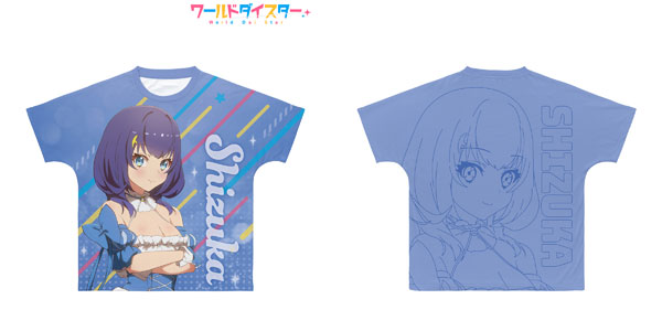 TVアニメ「ワールドダイスター」 静香 フルグラフィックTシャツ ユニセックス L[アルマビアンカ]《在庫切れ》