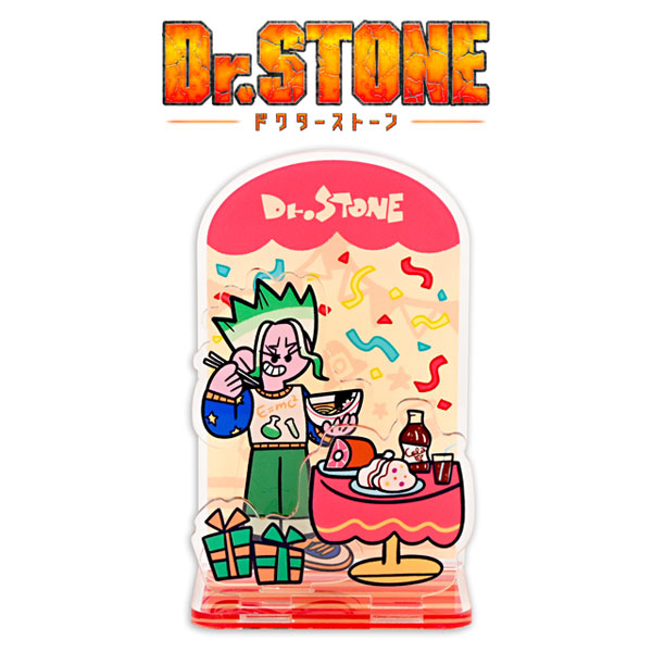 Dr.STONE 水沢石鹸コラボ アクリルジオラマ(石神千空)[マーク