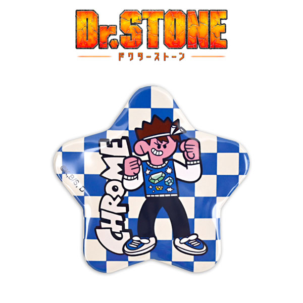 Dr.STONE 水沢石鹸コラボ 星型缶バッジ(クロム)[マークウッド]《在庫切れ》